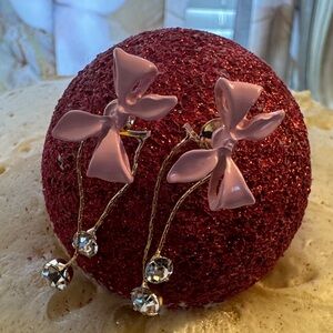 Trendy Jewels Pink Floral Earrings